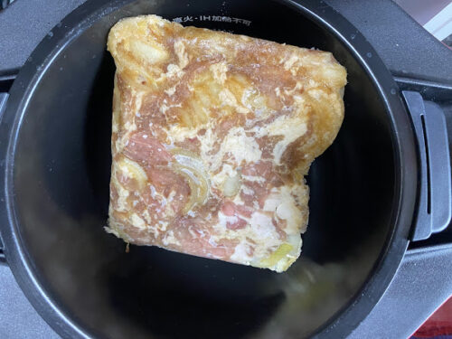 冷凍下味「豚の生姜焼き」の調理画像