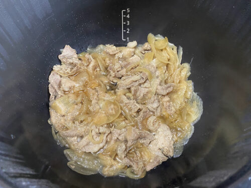 冷凍下味「豚の生姜焼き」の調理画像