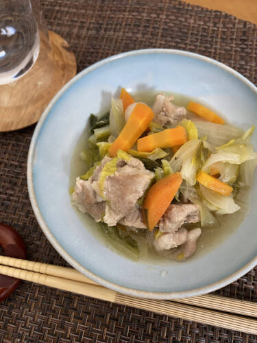 ホットクック「豚肉の八宝菜」レシピの完成画像
