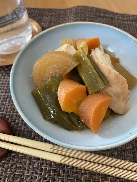 ホットクックレシピ「鶏肉の角煮風」の完成写真