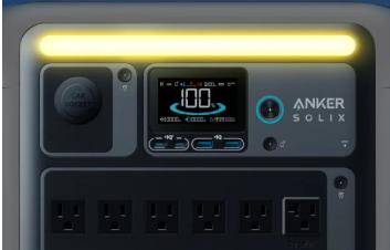 anker-solixc1000 LEDのようす