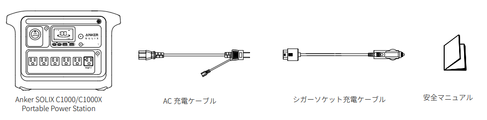 anker-solixc1000同梱物