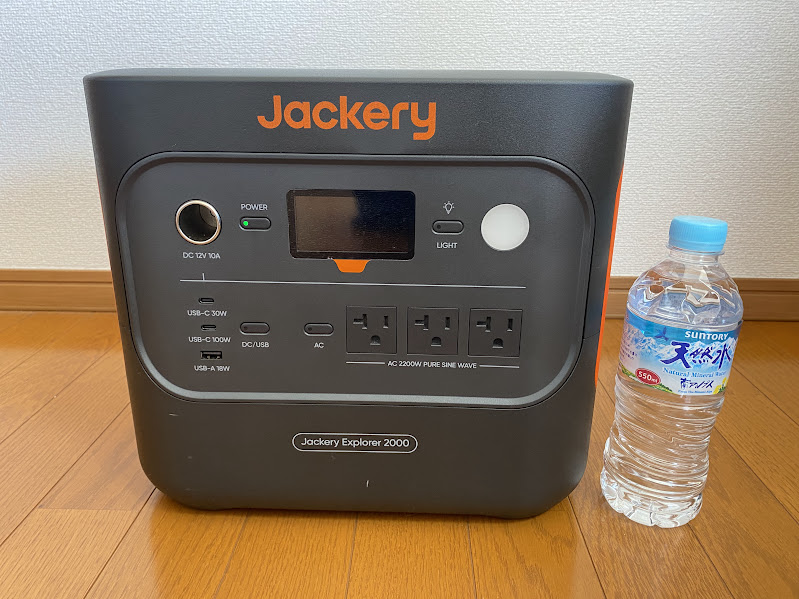 Jackery2000Newと3000Newの比較