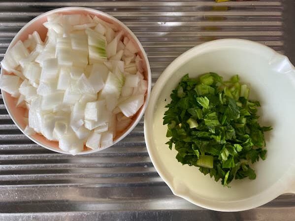 ホットクック「チキンと野菜のカレー(無水カレー)の材料