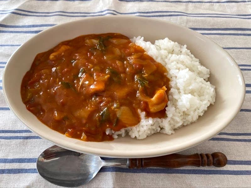 ホットクック「チキンと野菜のカレー(無水カレー)」
