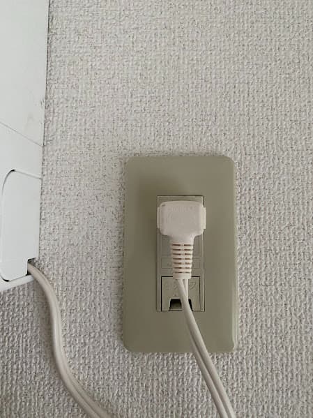 100V用エアコンのコンセント